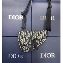 dior官方网站迪奥 1ADPO191 Saddle Bag老花马鞍包0191